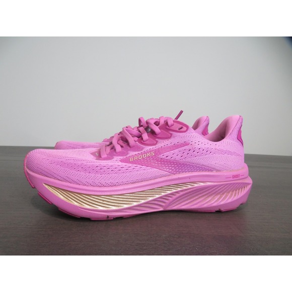 Brooks Ghost 17 Running Shoes Womens Size 8.5 Pink Cushion Road 1204311B648 - Picture 3 of 11